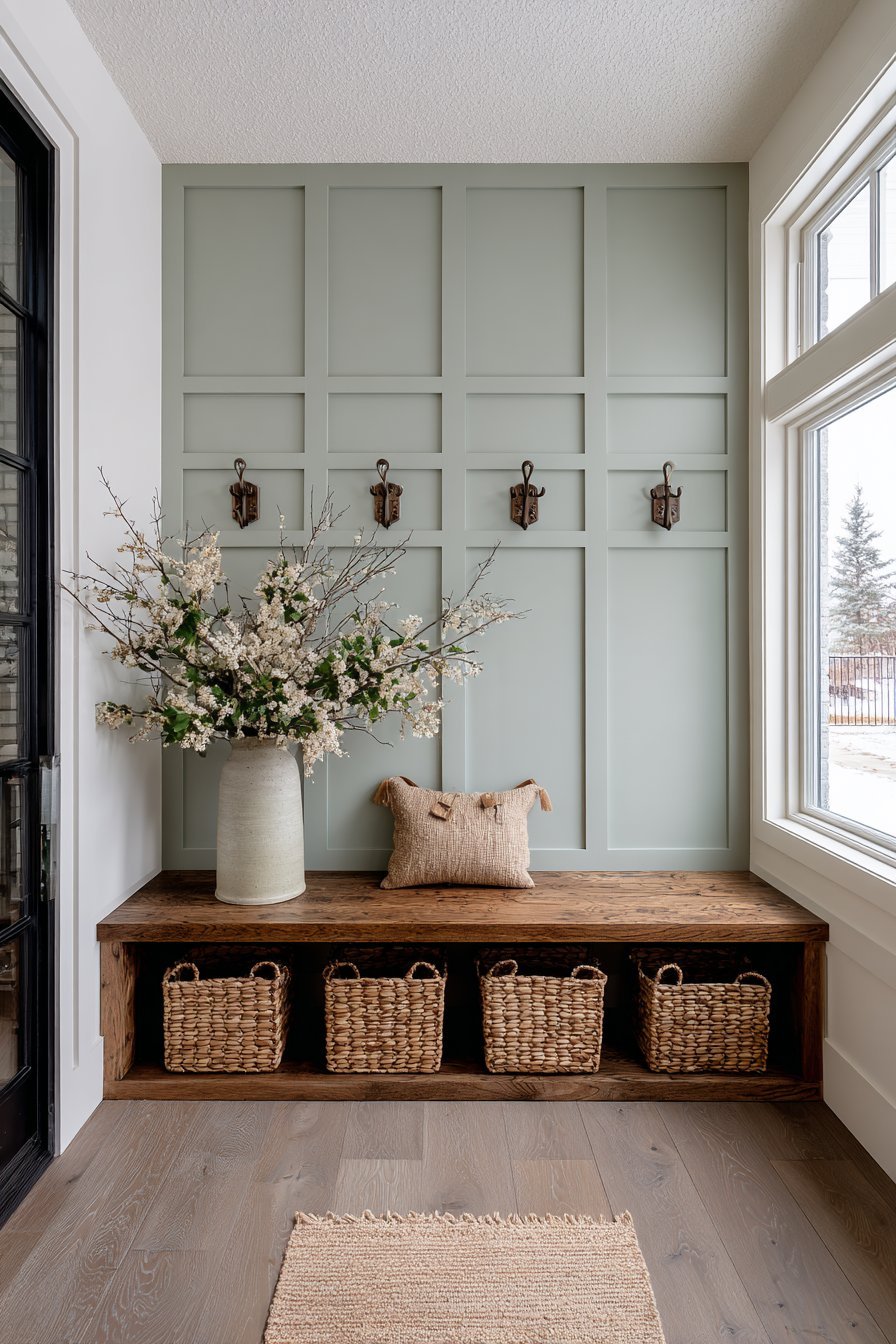 Modern Farmhouse Board-and-Batten Accent Wall