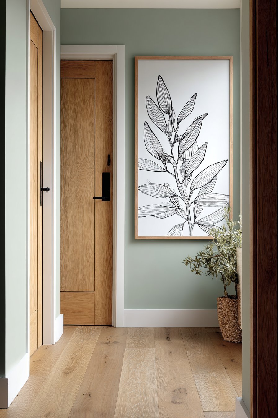 Minimalist Scandinavian Botanical Print