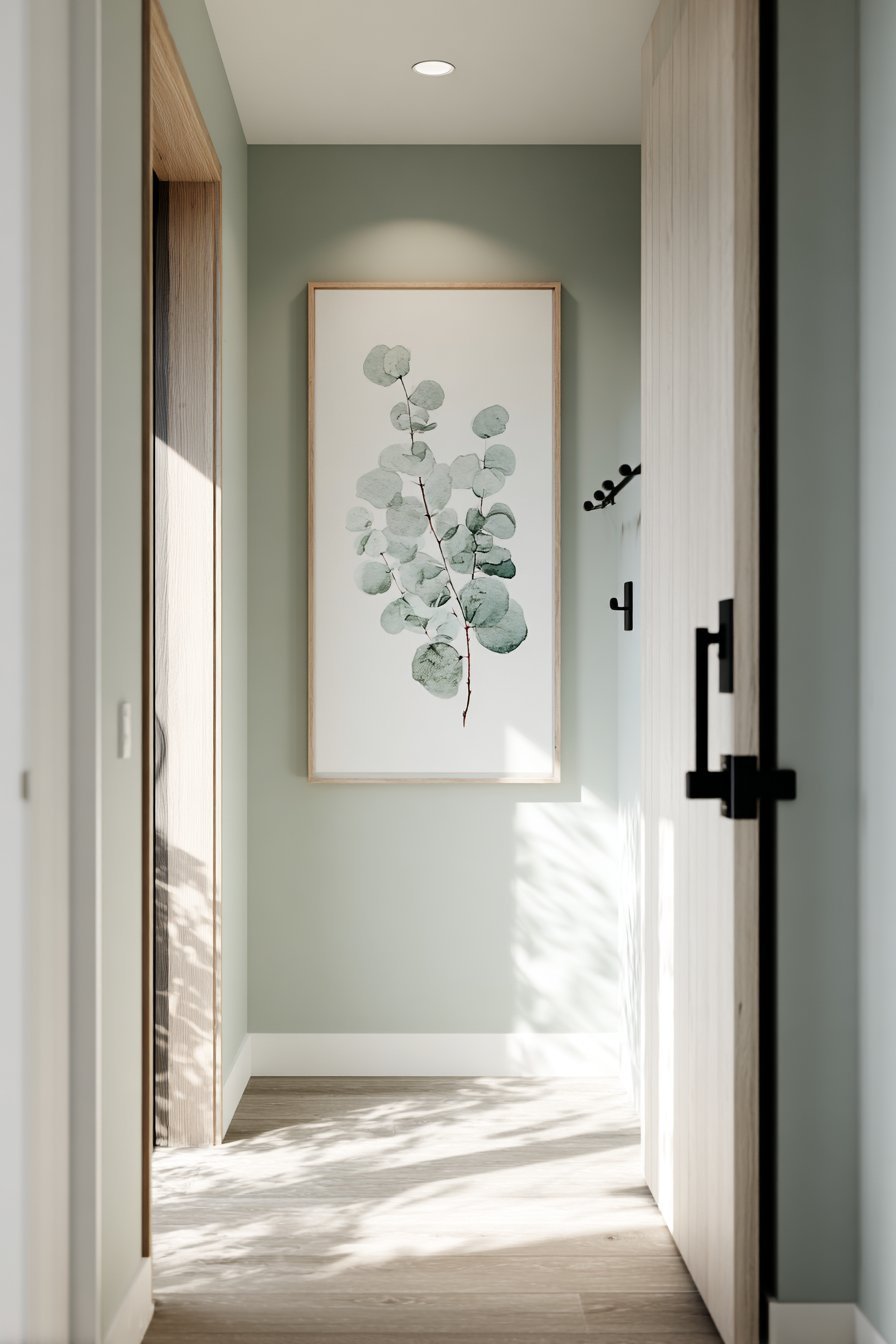 Minimalist Scandinavian Botanical Print