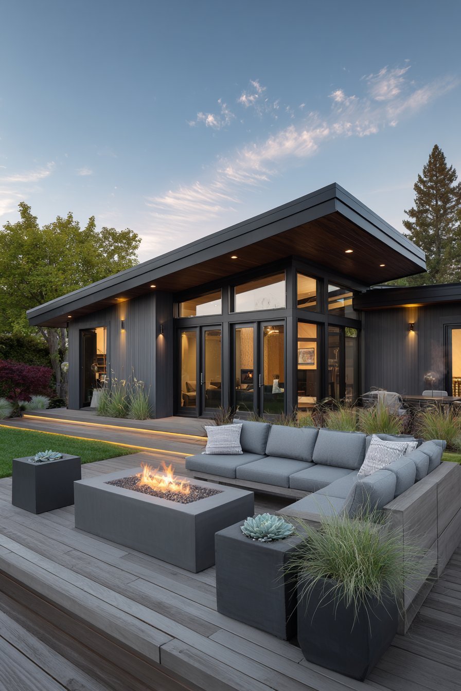 Modern Ground-Level Composite Deck