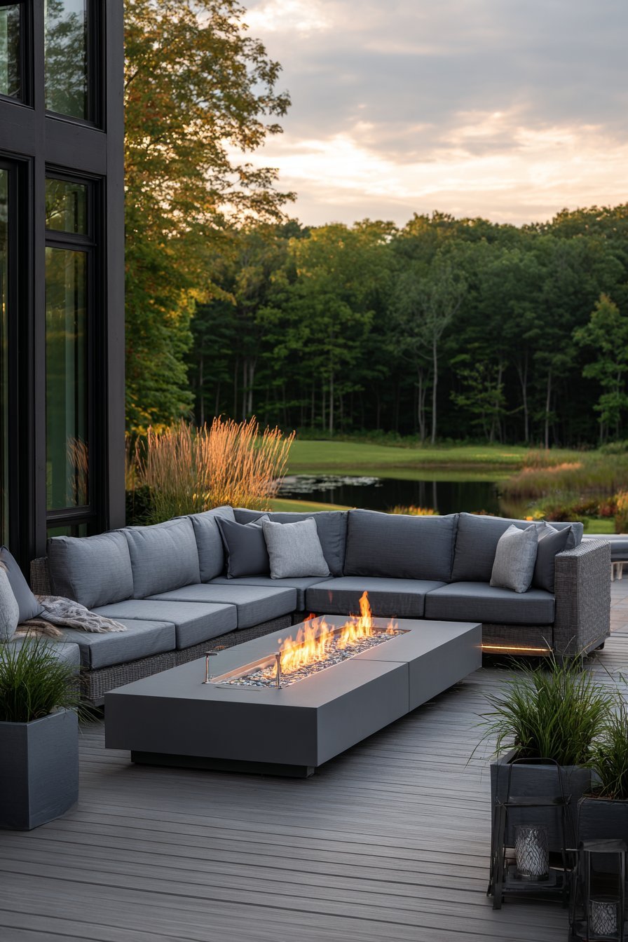 Modern Ground-Level Composite Deck