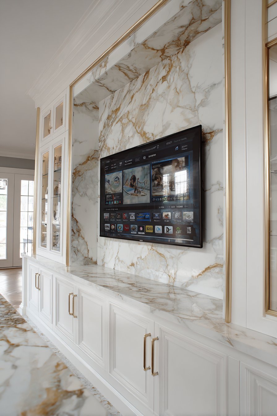 Luxury Calacatta Gold Marble Sophistication