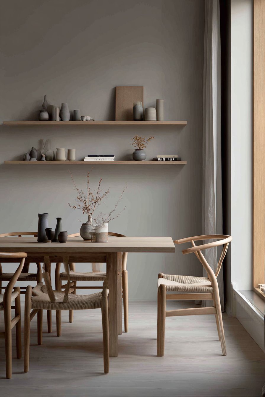 Scandinavian Floating Shelf Display