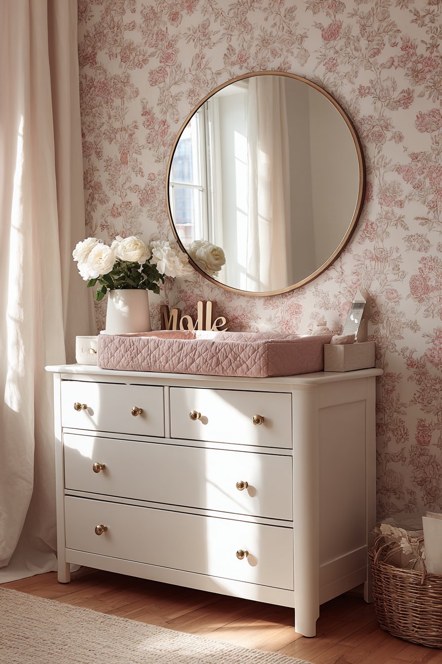 Brass Hardware Dresser Station