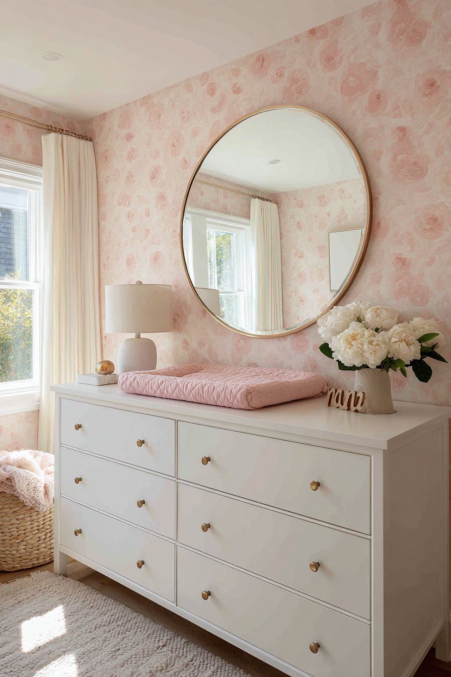 Brass Hardware Dresser Station