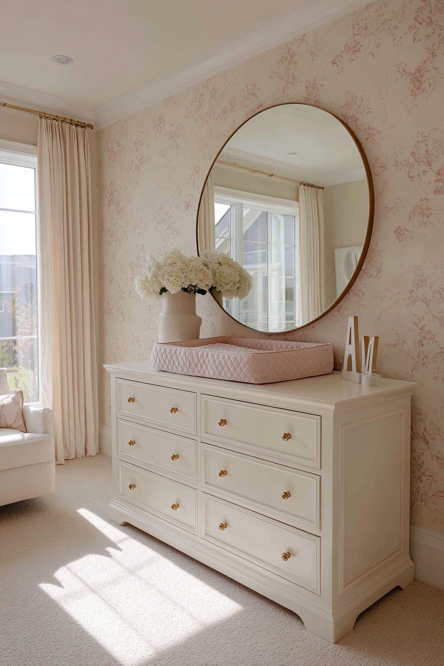 Brass Hardware Dresser Station