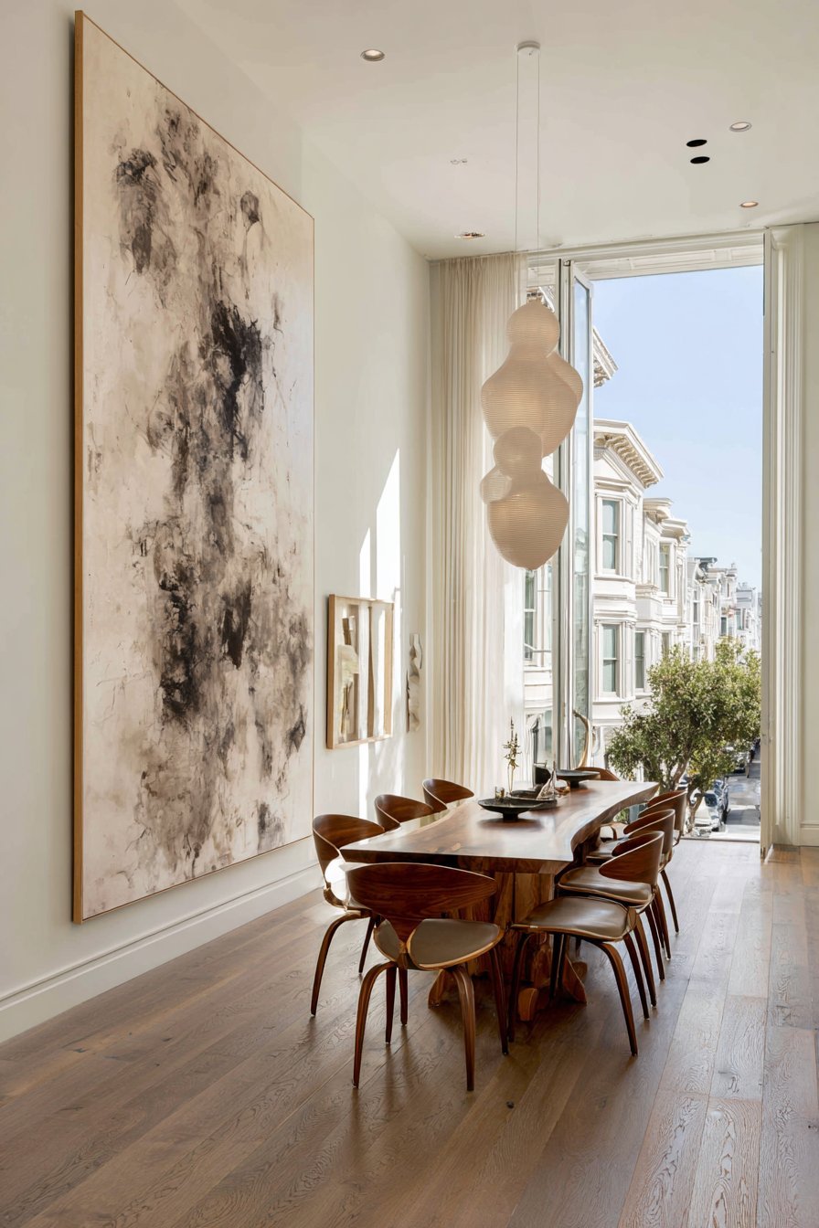 Oversized Abstract Canvas Statement