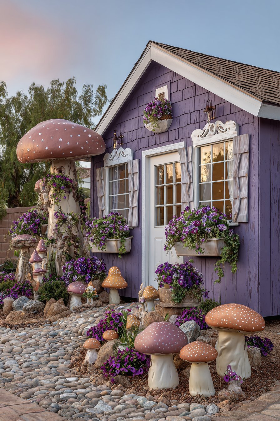 Lavender Garden Shed Cottage