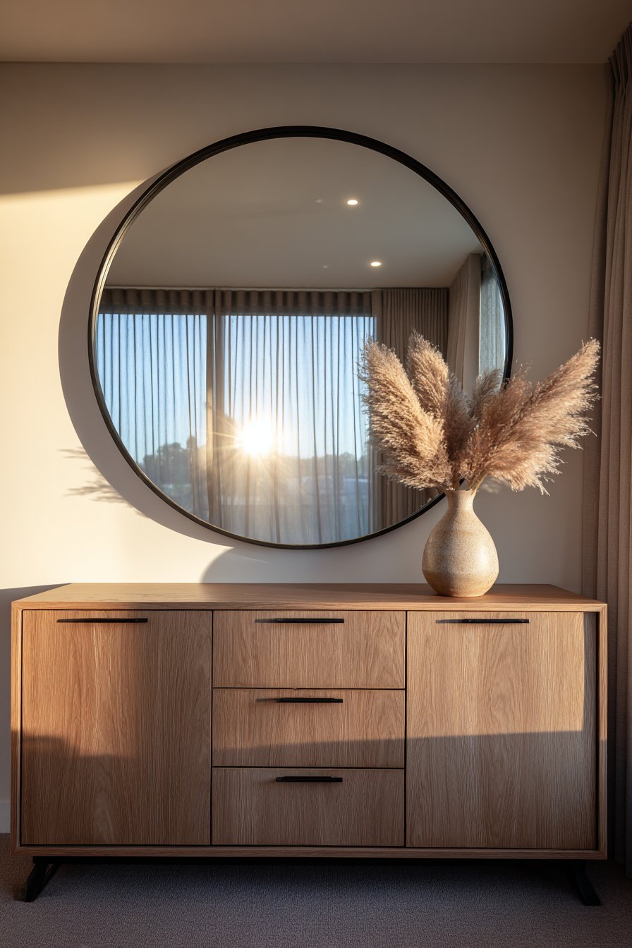 Massive Circular Mirror Statement