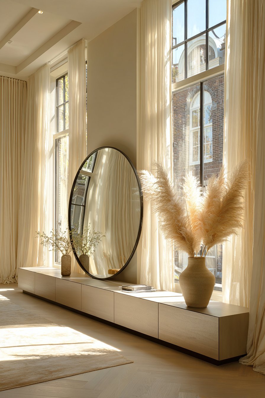 Massive Circular Mirror Statement