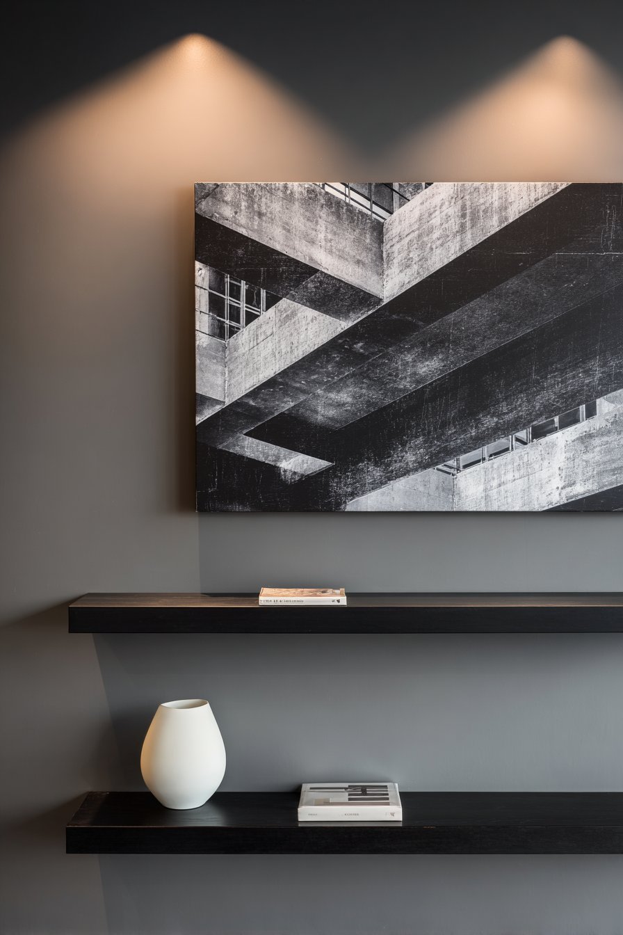 Bold Contemporary Monochromatic Drama