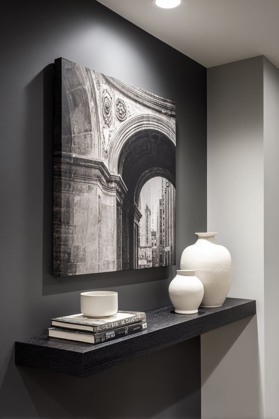 Bold Contemporary Monochromatic Drama