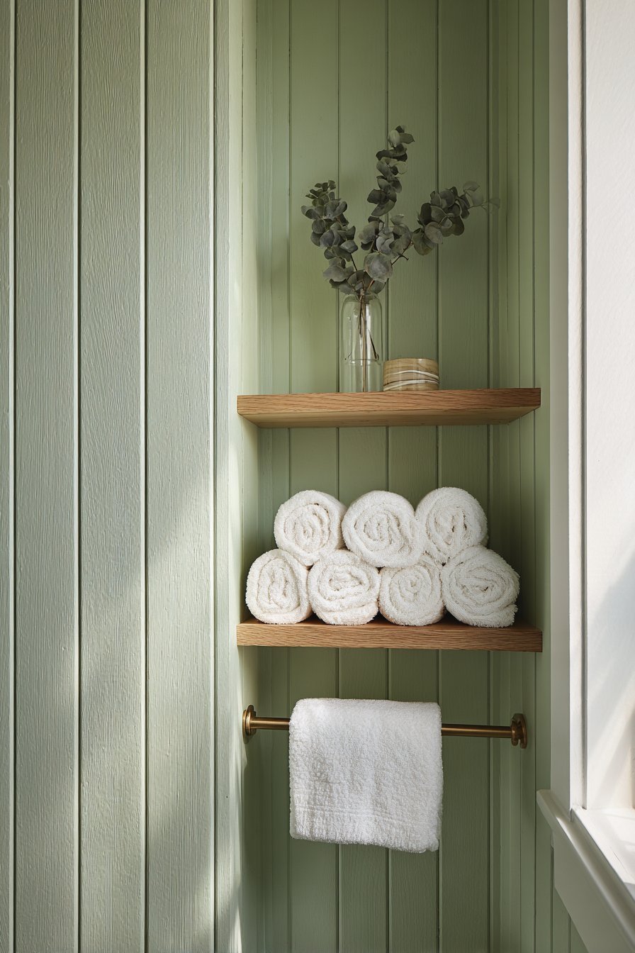 Vertical Shiplap Bathroom Paneling