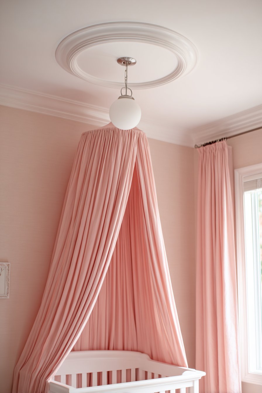 Dreamy Fabric Canopy Installation