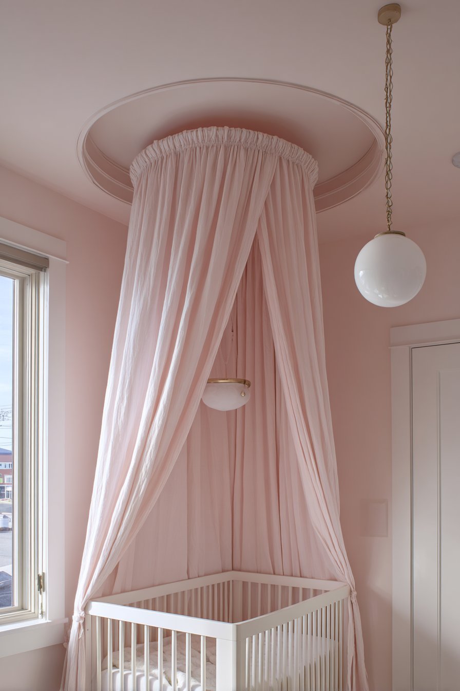 Dreamy Fabric Canopy Installation
