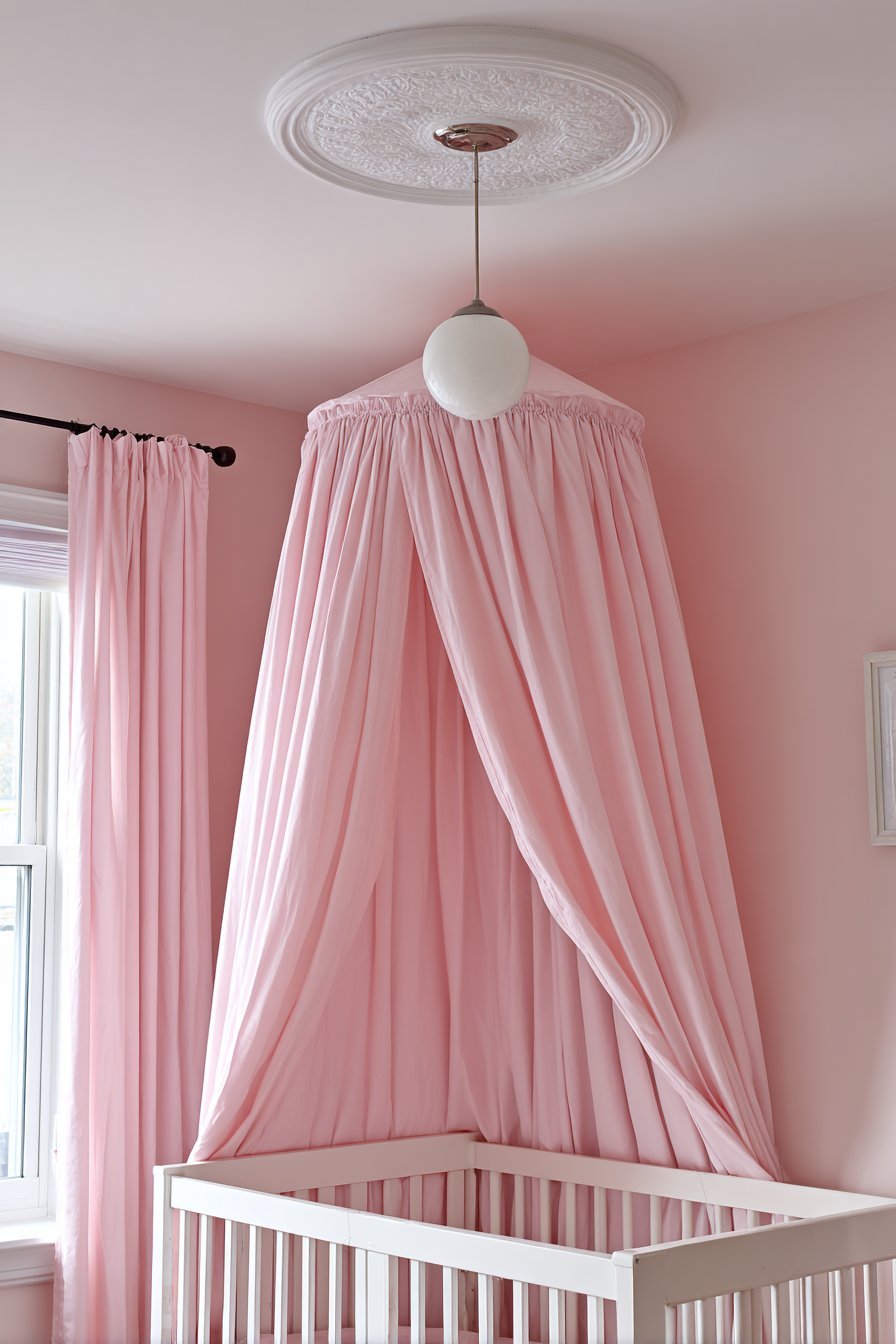 Dreamy Fabric Canopy Installation