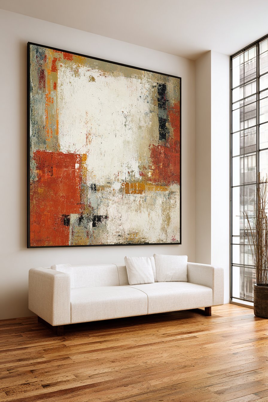 Minimalist Oversized Canvas Statement