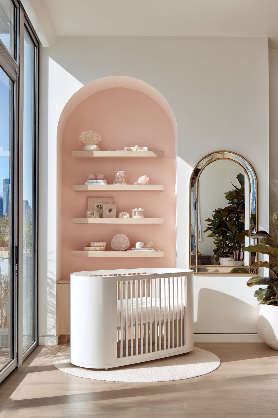 Soft Blush Accent Illumination