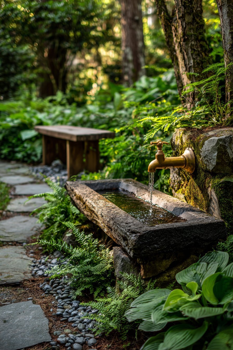 Stone Trough Water Feature