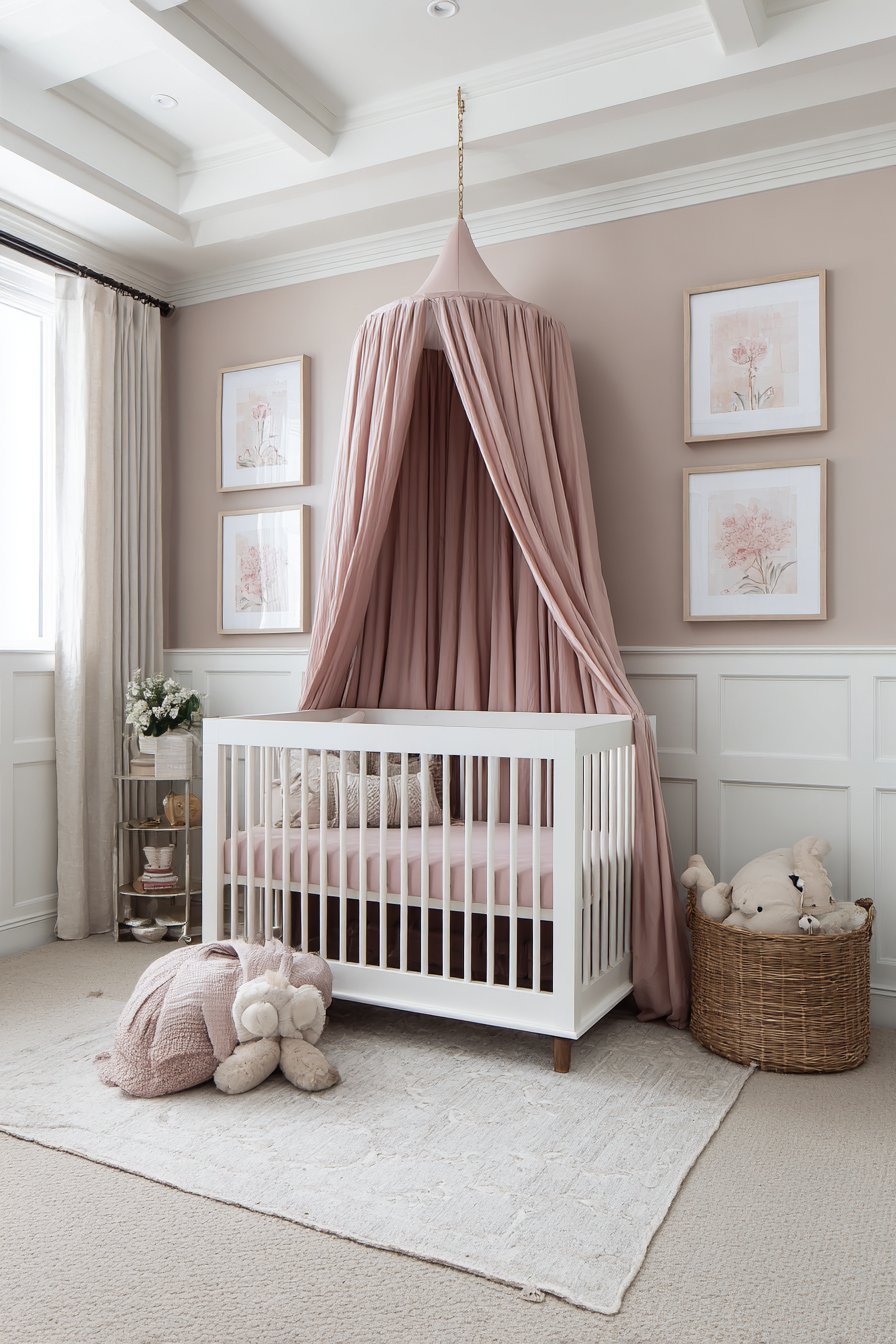 Dreamy Ceiling Canopy Treatment