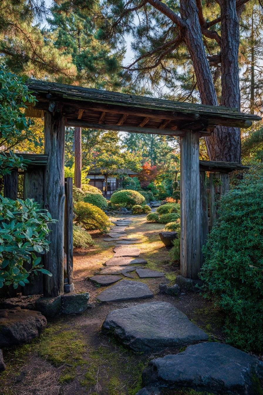 Traditional Entry Gate Structure