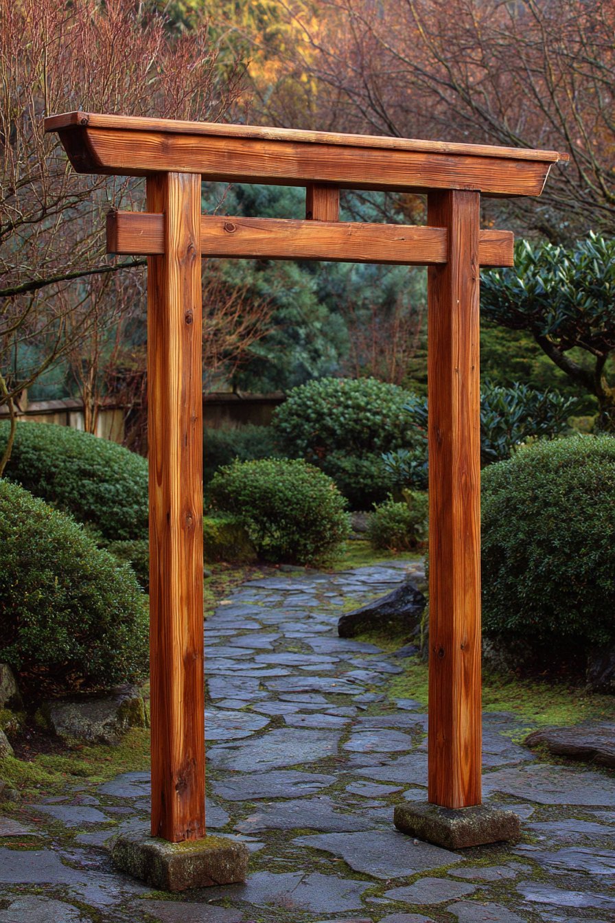 Traditional Entry Gate Structure