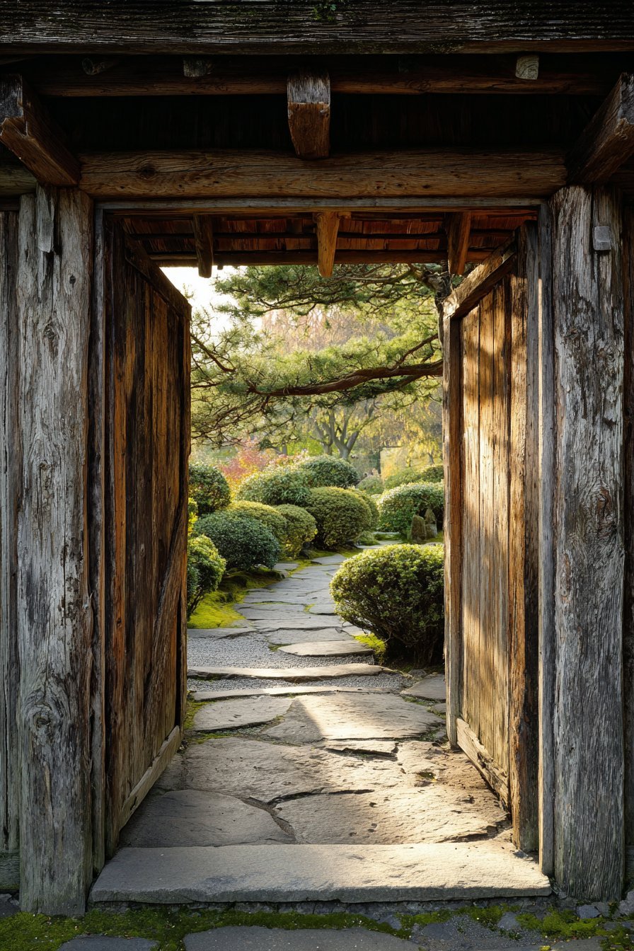 Traditional Entry Gate Structure
