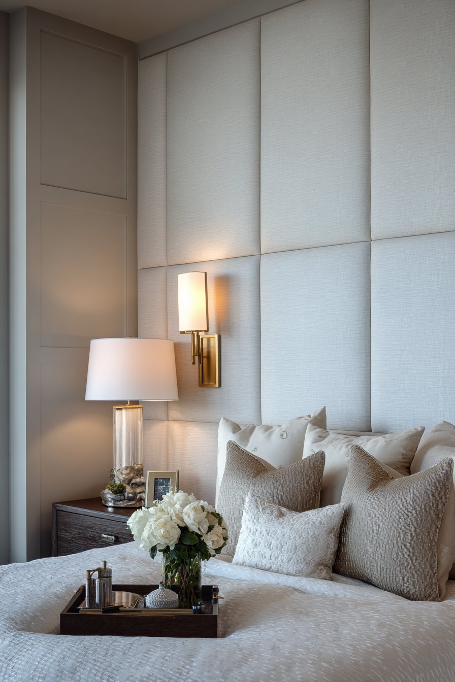 Upholstered Headboard Wall Panel