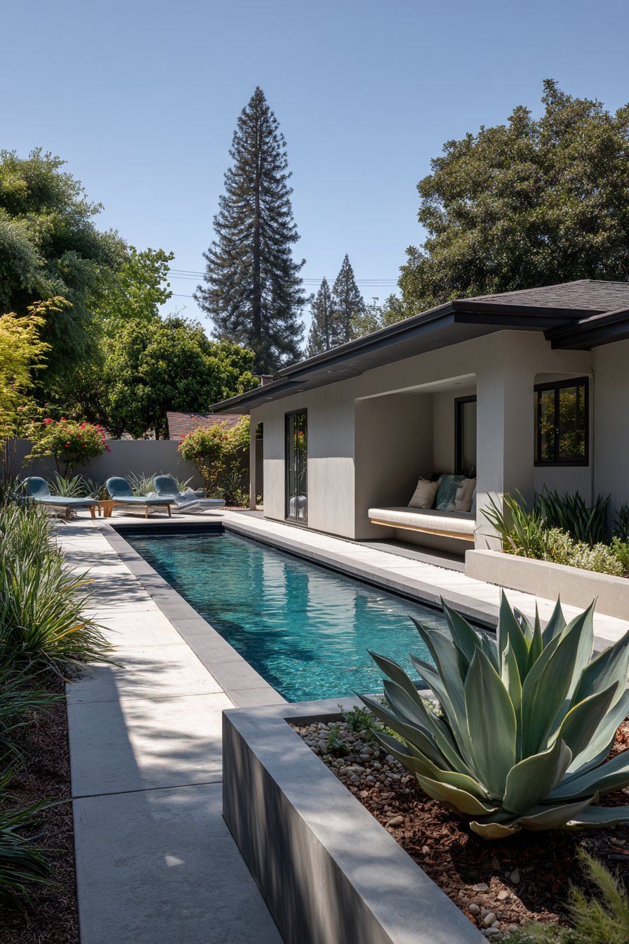 Modern Minimalist Lap Pool