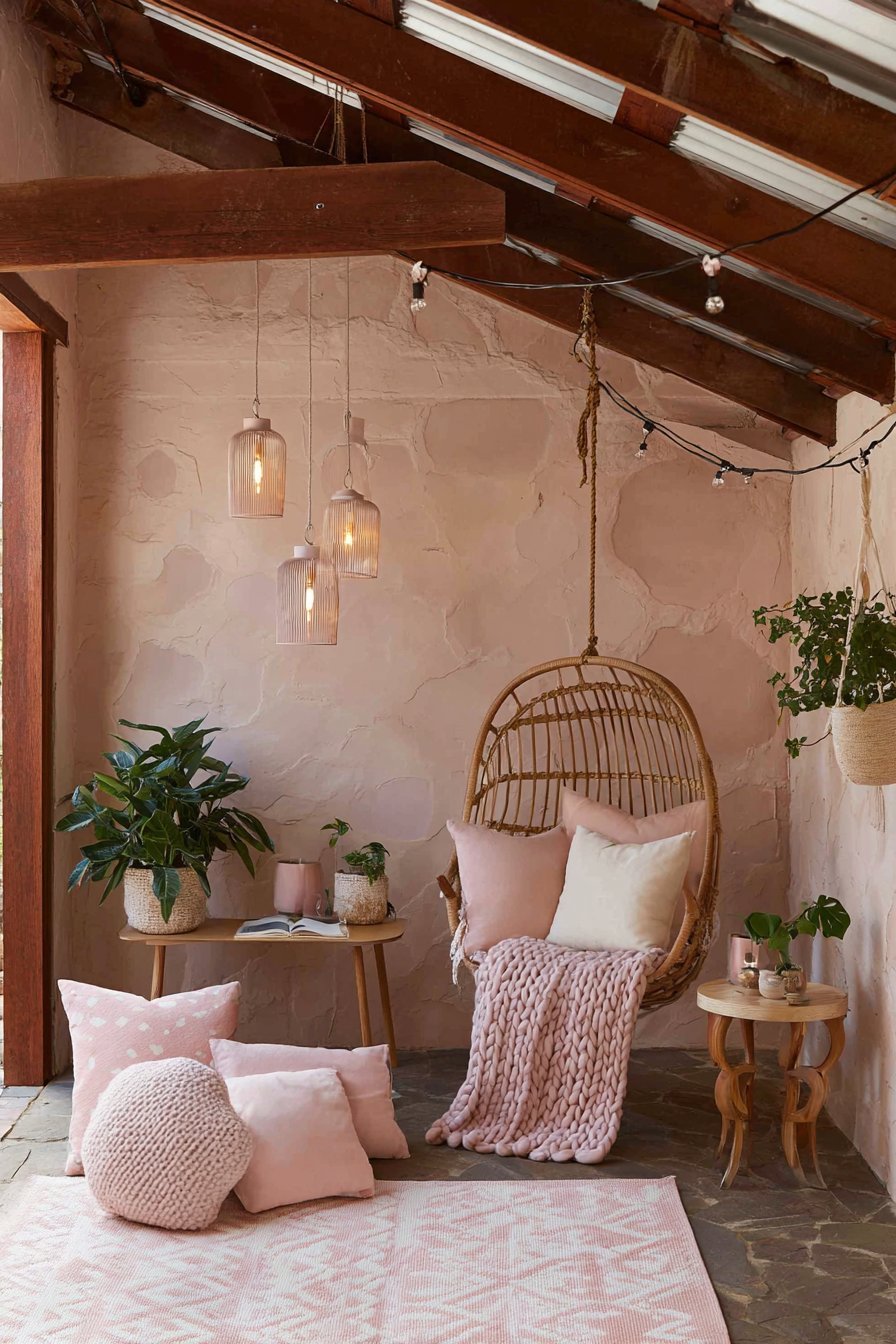 Woven Hanging Chair Nook