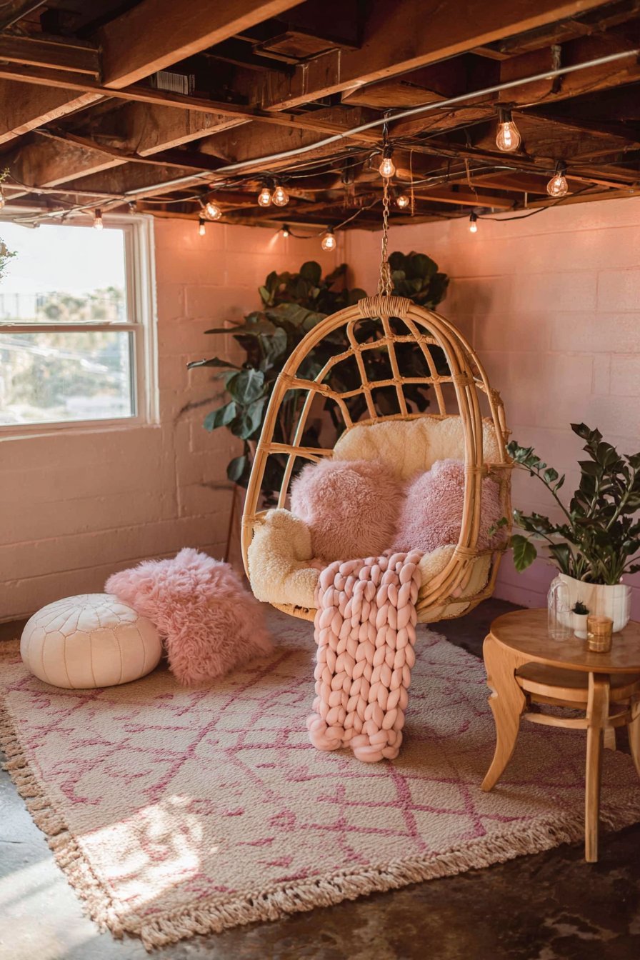 Woven Hanging Chair Nook