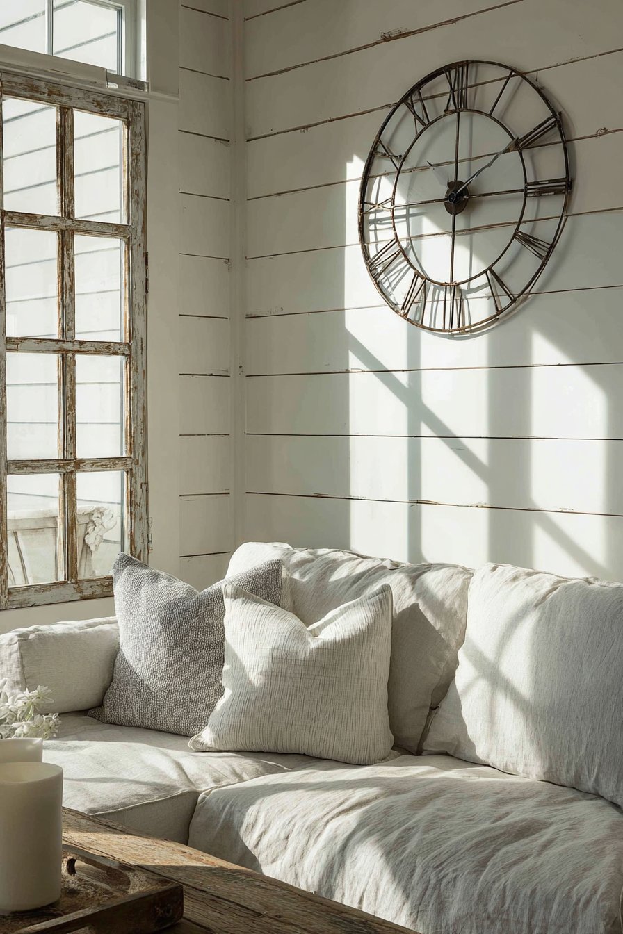 Farmhouse Shiplap Accent Wall