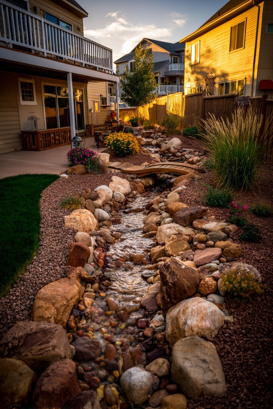 Meandering Dry Creek Bed