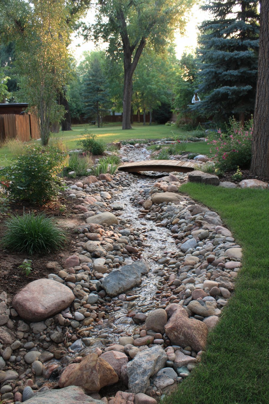 Meandering Dry Creek Bed