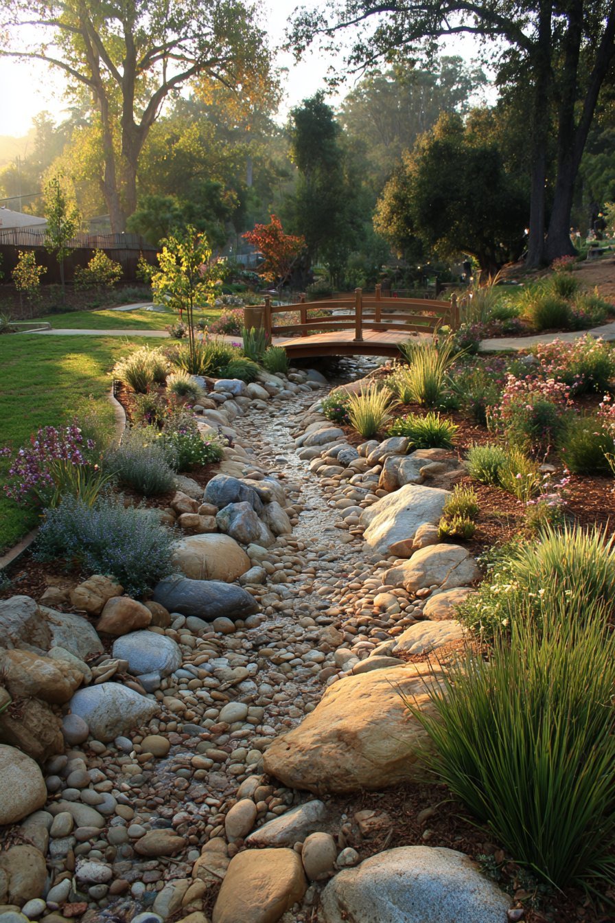 Meandering Dry Creek Bed