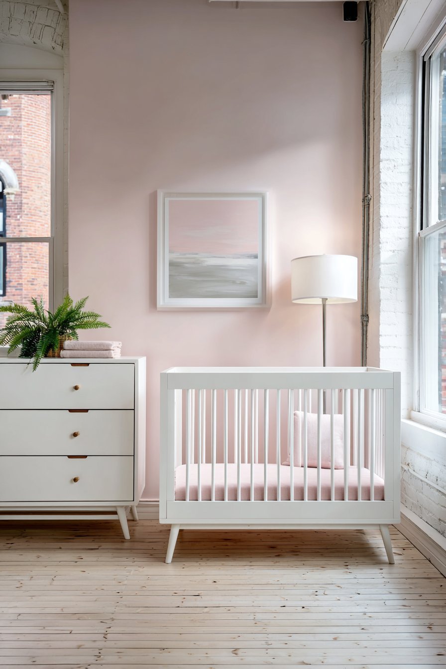 Minimalist Blush Pink Scandinavian Simplicity