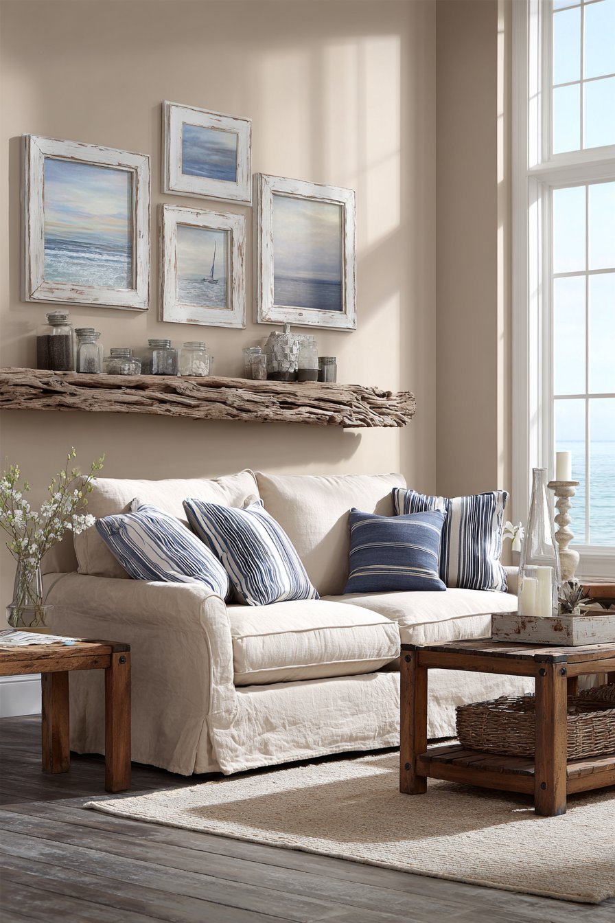 Coastal Driftwood Natural Wall Art