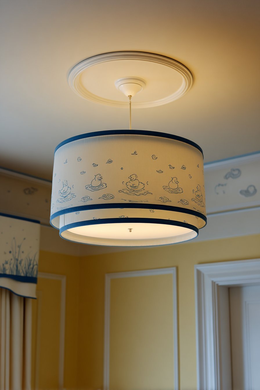Statement Ceiling Lighting Feature