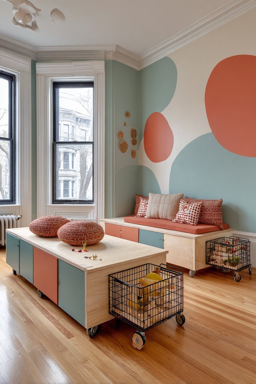 Custom Play Platform with Integrated Storage