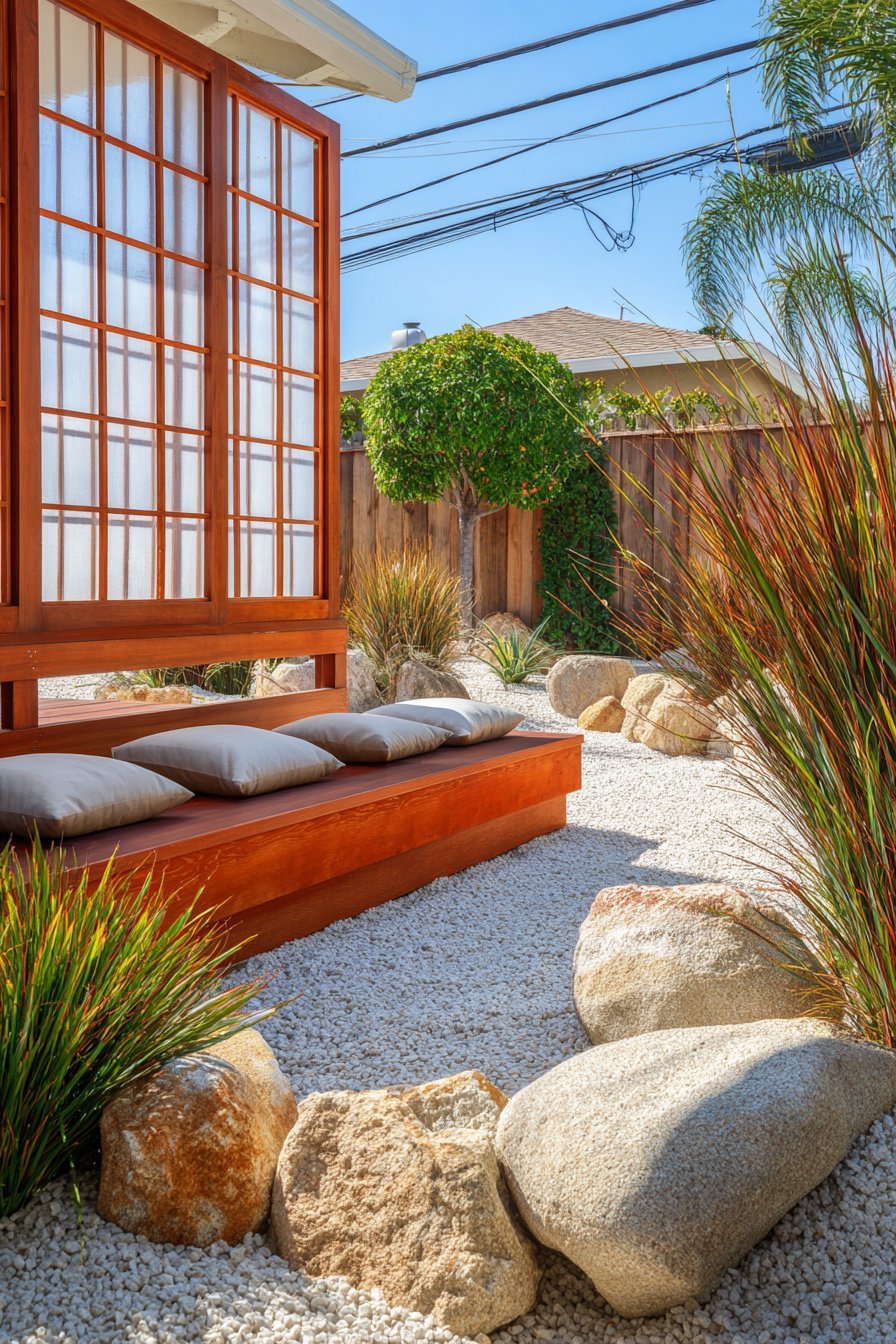 Privacy Screens with Translucent Panels