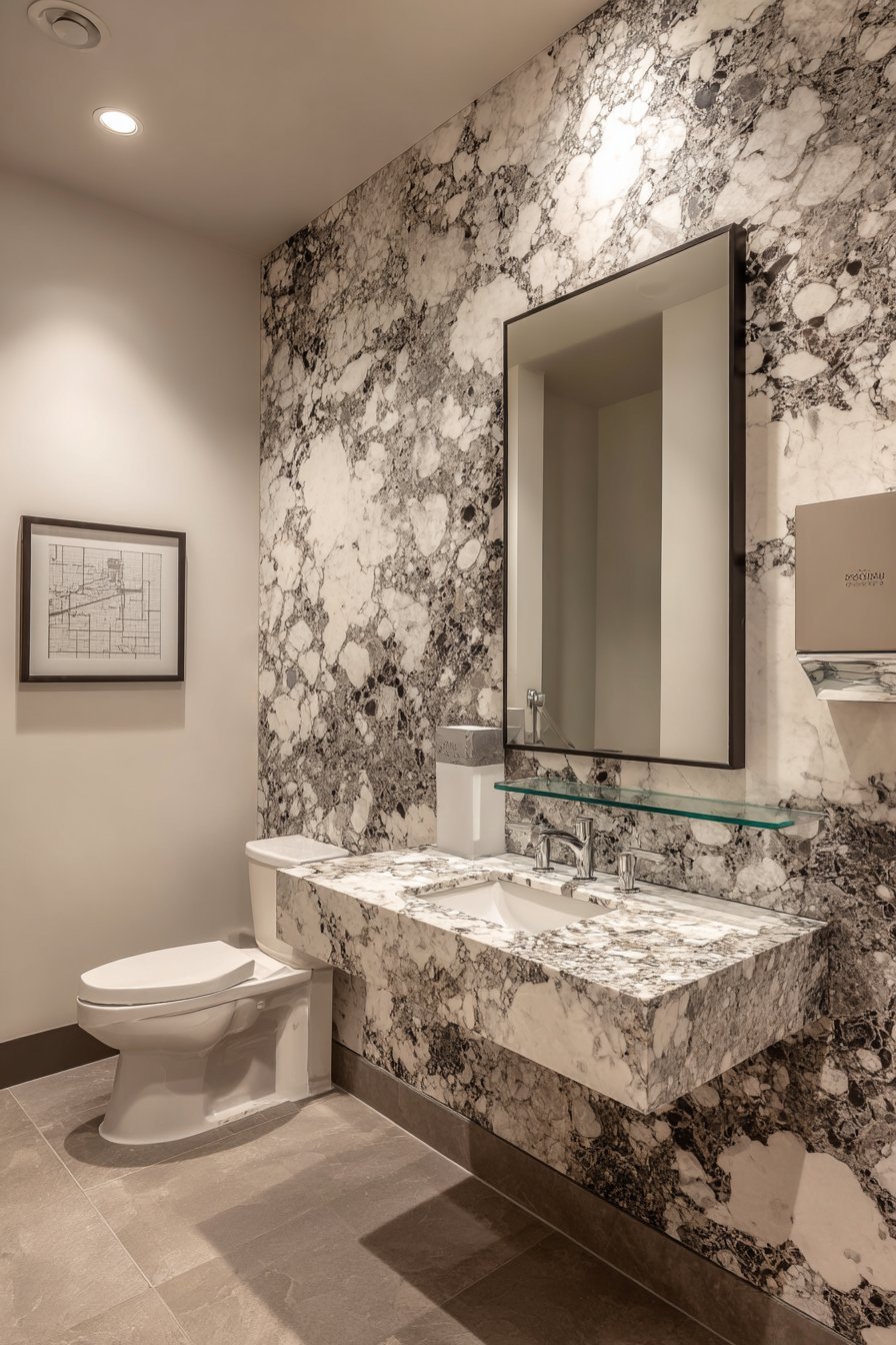 Luxury Marble-Effect Porcelain