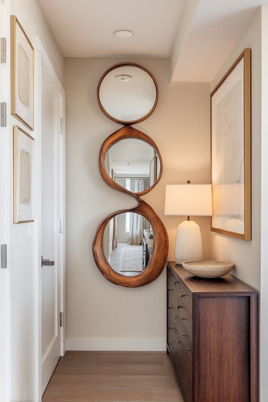 Vertical Mirror Arrangement
