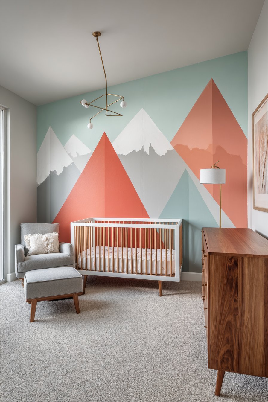 Bold Geometric Mountains