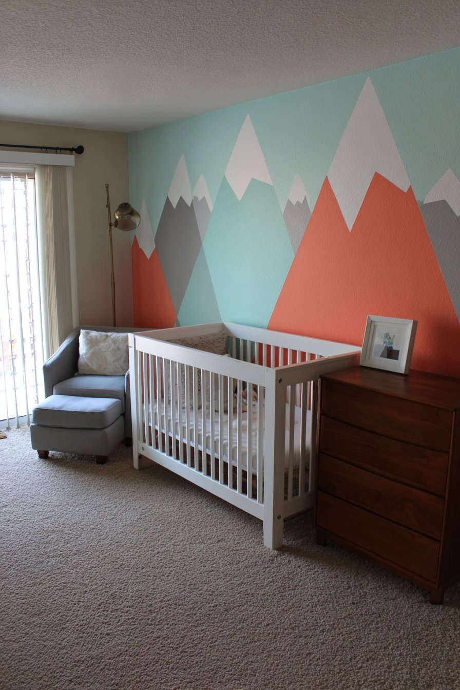 Bold Geometric Mountains