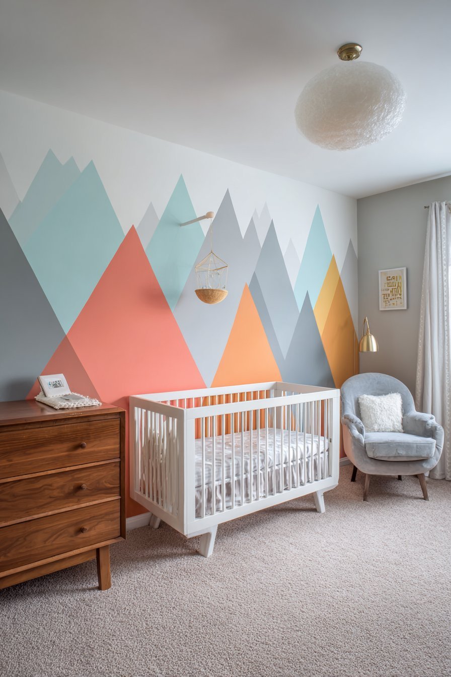 Bold Geometric Mountains