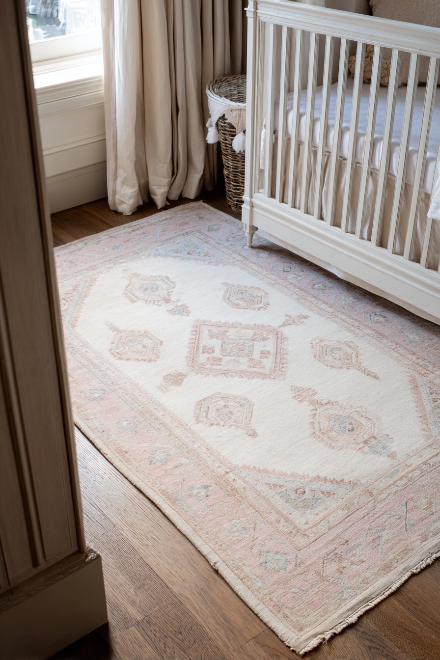 Hand-Knotted Wool Area Rug Foundation