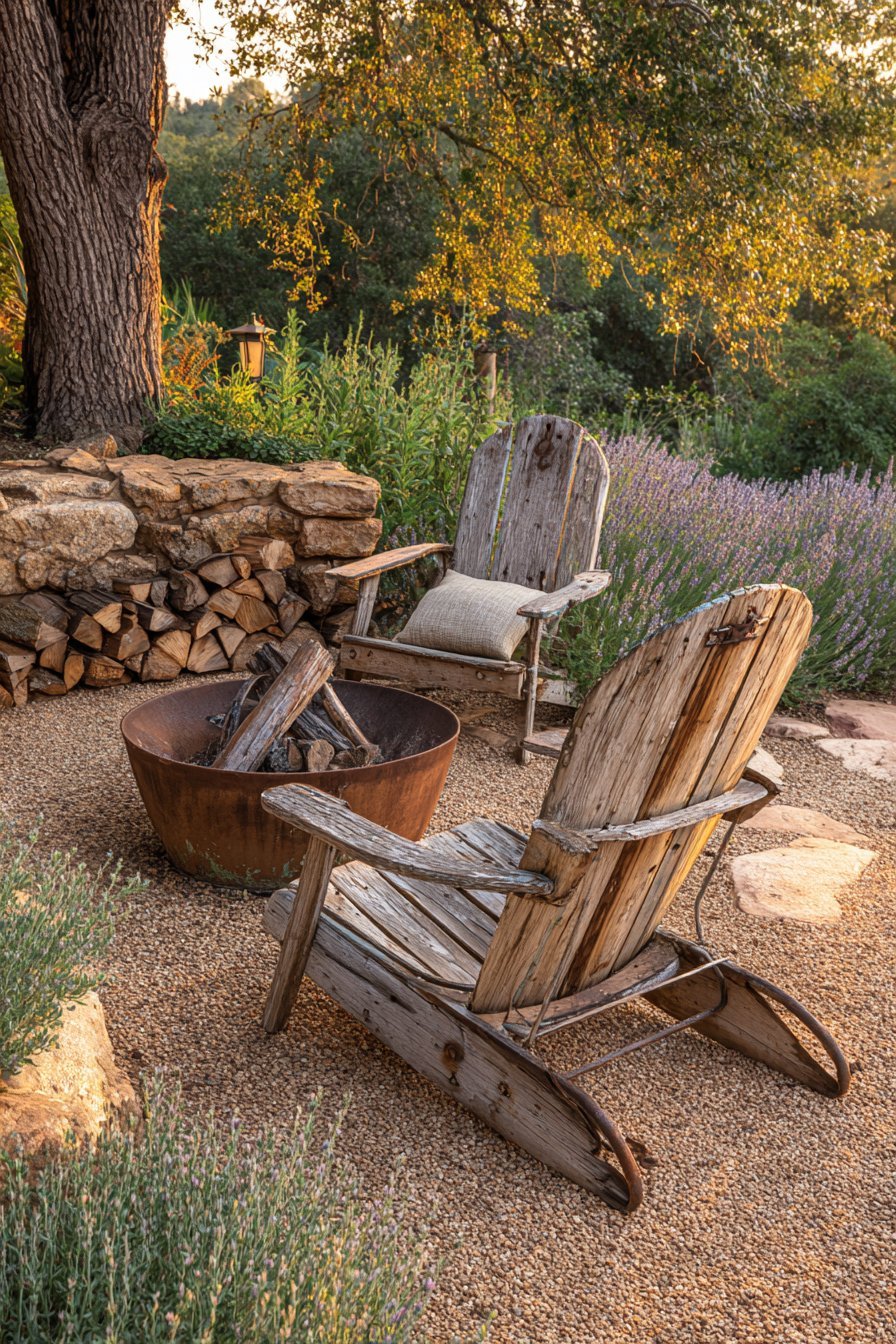 Intimate Fire Pit Circle