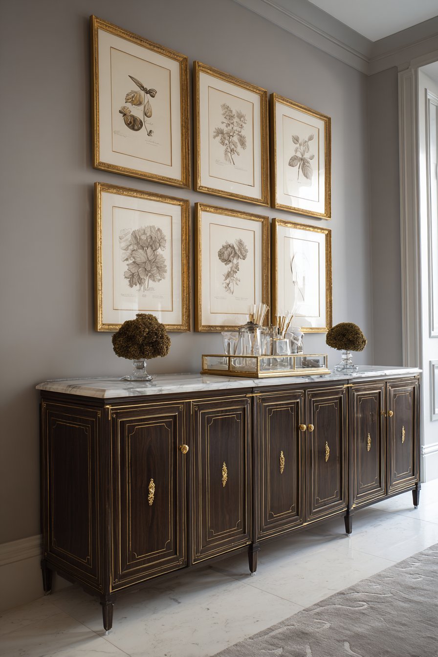 Classical Salon-Style Gallery Wall