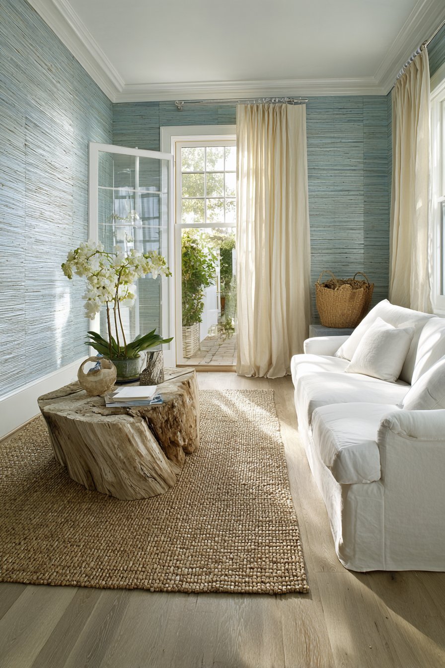 Coastal Grasscloth Serenity