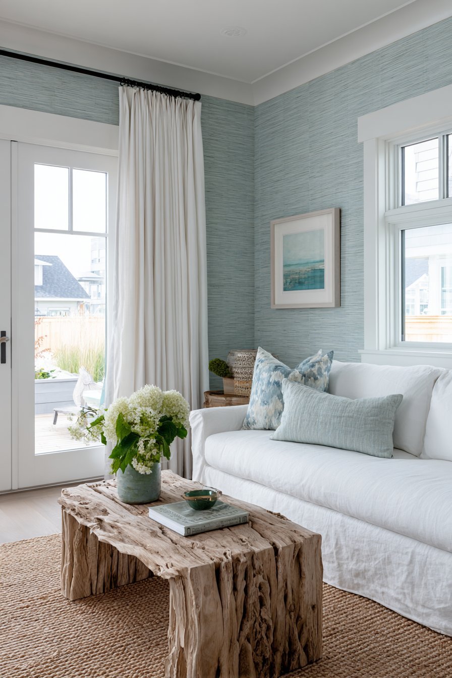 Coastal Grasscloth Serenity